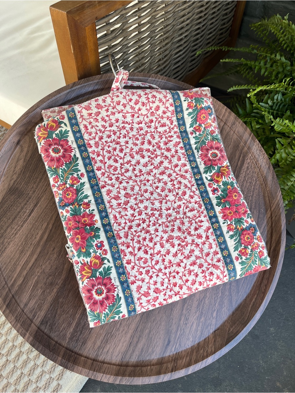 Vera Bradley Red Delft Travel Organizer